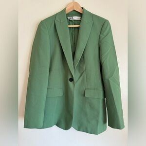 ZARA Green Blazer Size Small